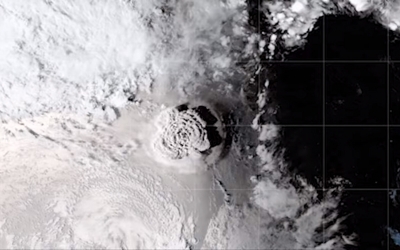 Erupţia vulcanică din Tonga a fost cea mai puternică înregistrată vreodată