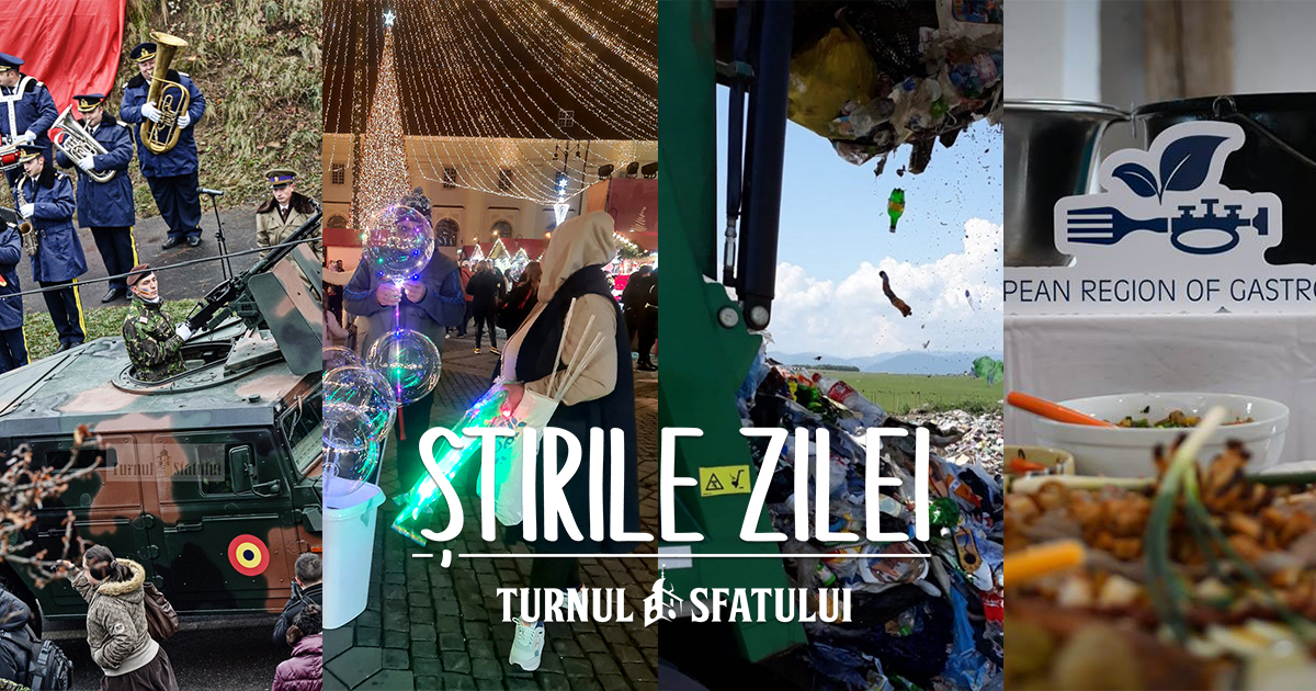 Știrile zilei - 22 noiembrie. De unde vine mirosul neplăcut din oraș, au început înscrierile la Marea Moșmondeală, cum se schimbă la față clădirile istorice din Sibiu