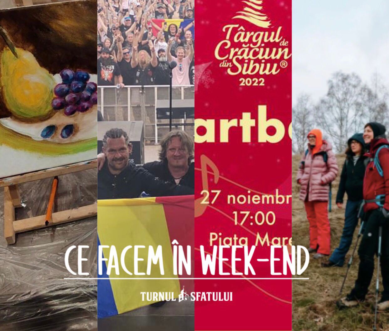 Ce facem în weekend? Muzică rock, petreceri, drumeții și ateliere interactive