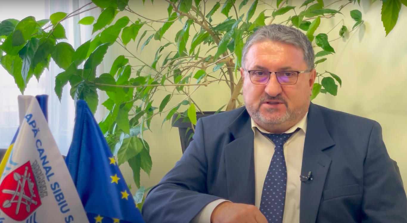 Apă Canal Sibiu împlinește 128 de ani. Directorul general Vasile Maier: Un oraș european presupune servicii europene