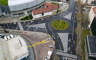 Cum să circuli corect în noul sens giratoriu de lângă Stadionul Municipal