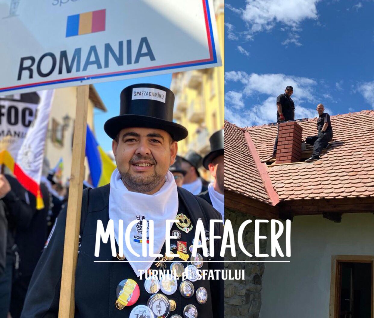 Coșar din tată-n fiu. Sibianul Cosmin Păcurar: La 13 ani desfundam coșuri cu tatăl meu