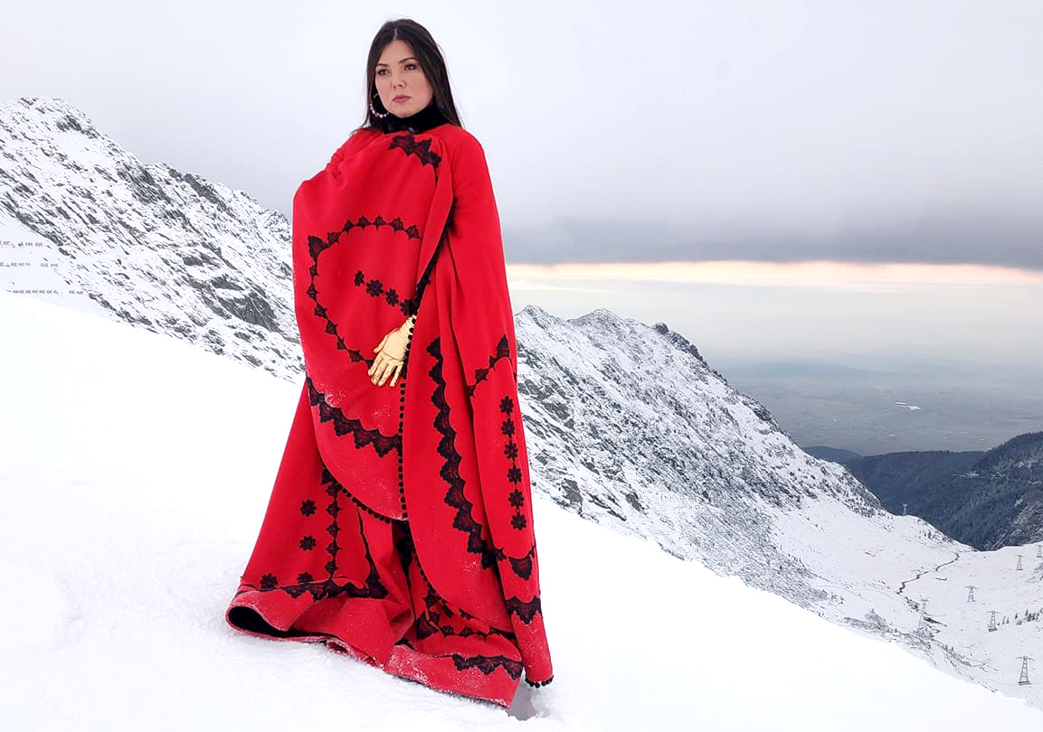 Paula Seling filmează un videoclip la Bâlea Lac: „Cum e să filmezi în rochie, la - 9 grade?”