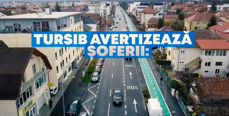 Tursib avertizează șoferii: Mesaje simple, de bun simț, dar care trebuie repetate în Sibiu