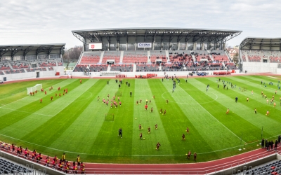 FC Hermannstadt inaugurează stadionul împotriva liderului
