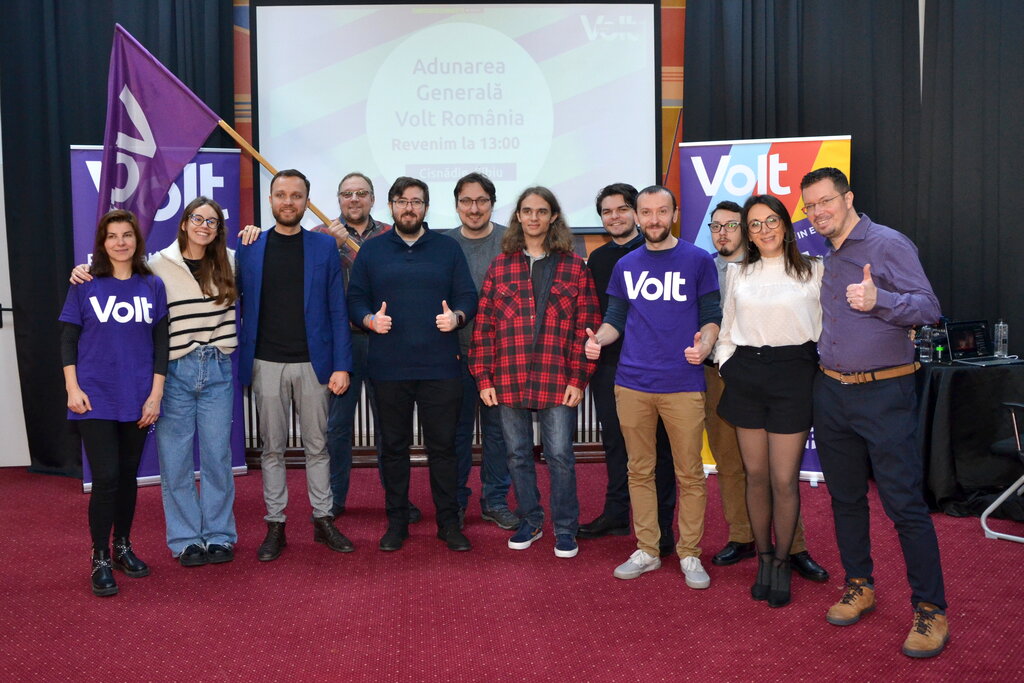 Volt România și-a ales conducerea pentru următorii 2 ani. Adunarea Generală Națională, desfășurată la Cisnădie