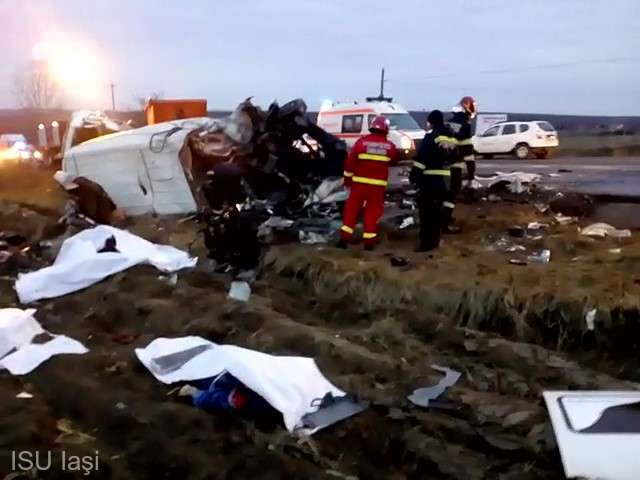 Şapte persoane au murit într-un accident, la Iași