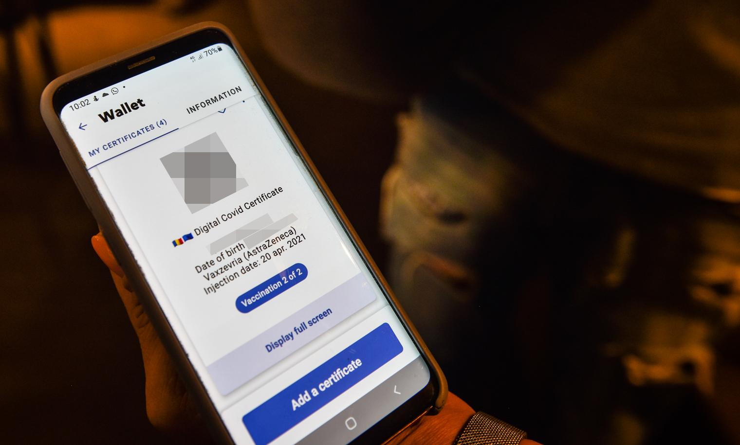 MS: Nu a intervenit nicio modificare privind certificatul COVID-19 la intrarea în ţară