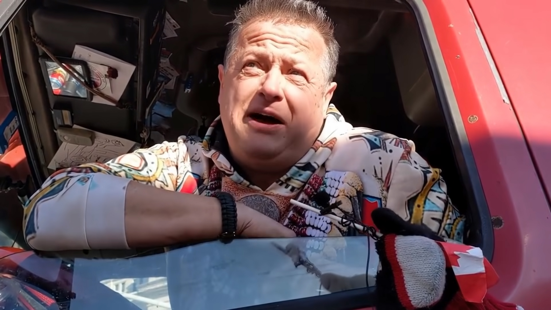 Video viral cu un șofer de origine română, participant la protestul camionagiilor din Canada: Mă duc acasă glorios ca Cezar sau într-un sac de cadavre