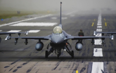 Aproximativ 150 de militari și opt aeronave F-16 americane au sosit în România pentru antrenamente în comun