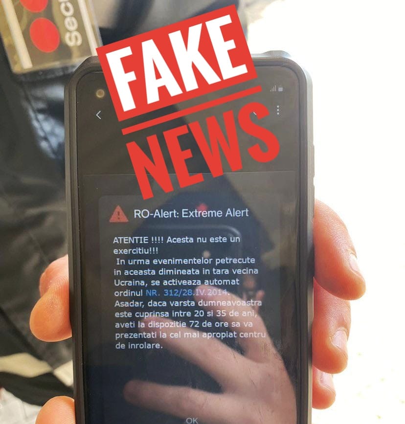 FAKE NEWS: Mobilizarea rezerviștilor și introducerea serviciului militar obligatoriu pentru români