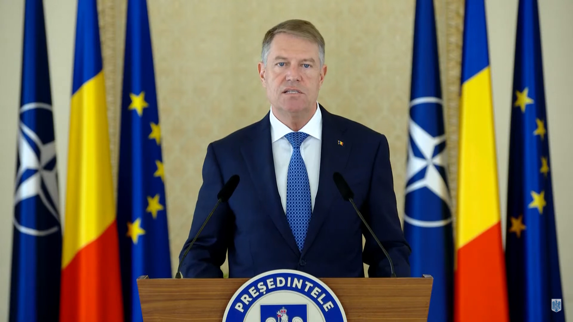 VIDEO Iohannis după CSAT: Știu că sunteți îngrijorați, dar vă asigur: Niciun  român nu trebuie să se teamă pentru siguranța sa și a familiei sale!
