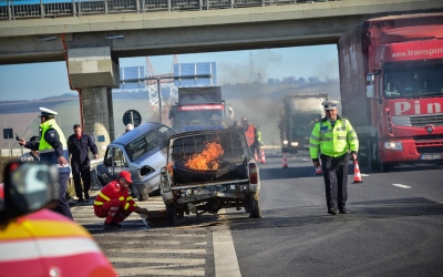 Efectul autostrăzii: Alba are de patru ori mai puțini morți din accidente decât Sibiul