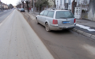 Un consilier local reclamă noroiul de pe bulevardul Victoriei. A doua zi, strada a fost spălată cu furtunul