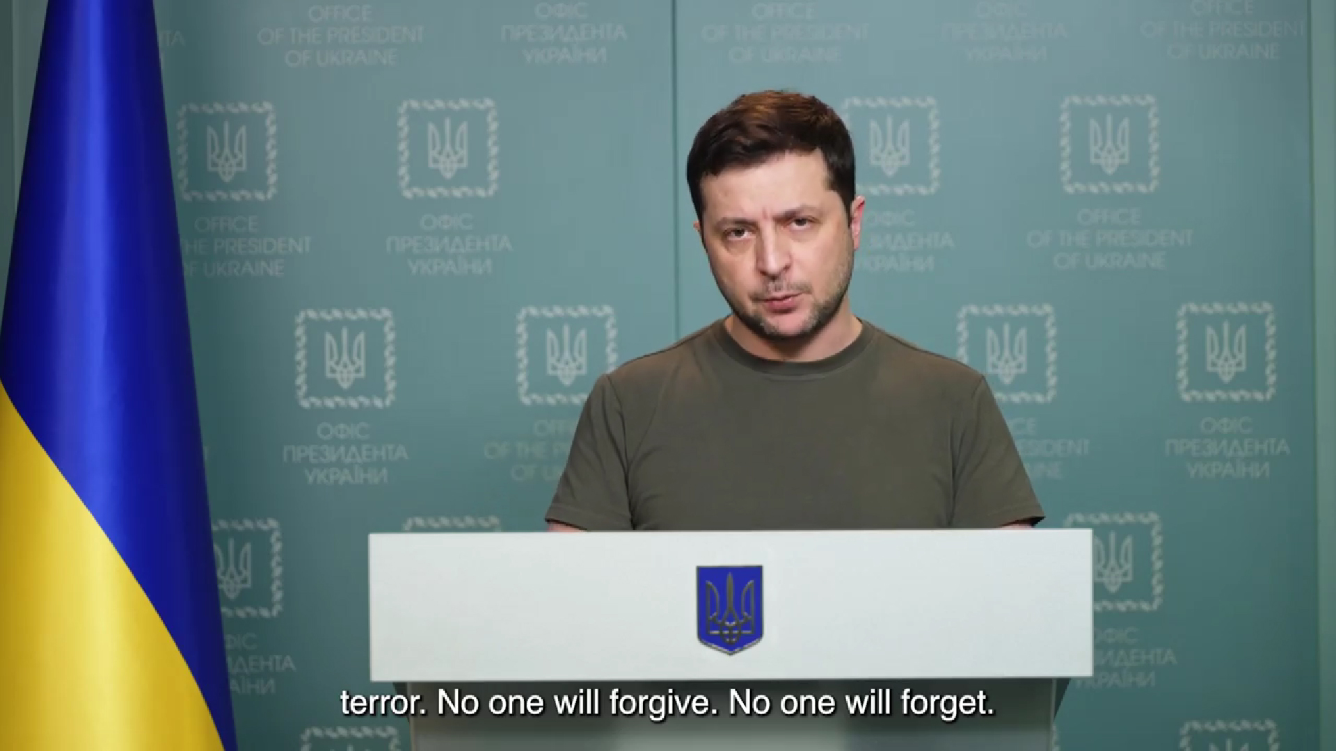 VIDEO Zelenski după bombardamentul din centrul orașului Harkov: Rusia e un stat terorist. Nu vom ierta și nu vom uita