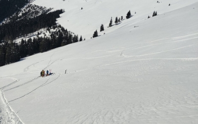 Tânără accidentată la schi, pe Domeniul Șureanu. A intervenit un elicopter care a preluat-o