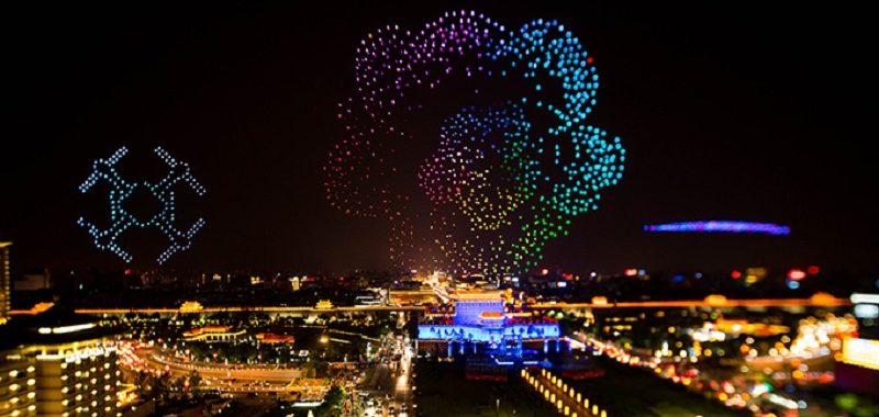 Premieră la FITS: Spectacole cu 200 de drone pe cerul Sibiului