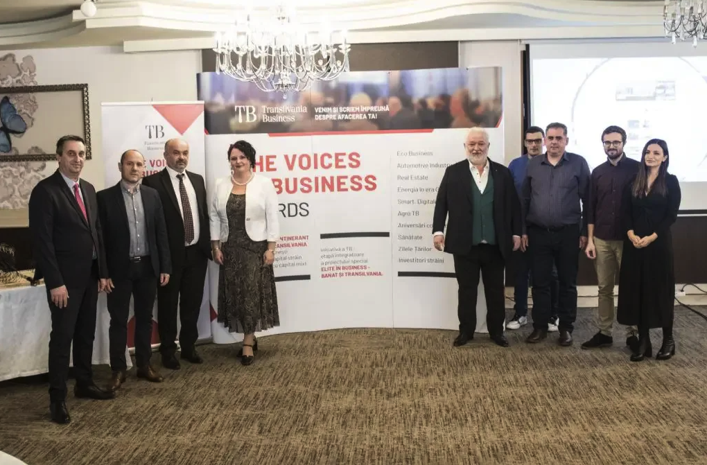 Cele mai bune companii din județul Sibiu, premiate la Gala The Voices of Business Awards