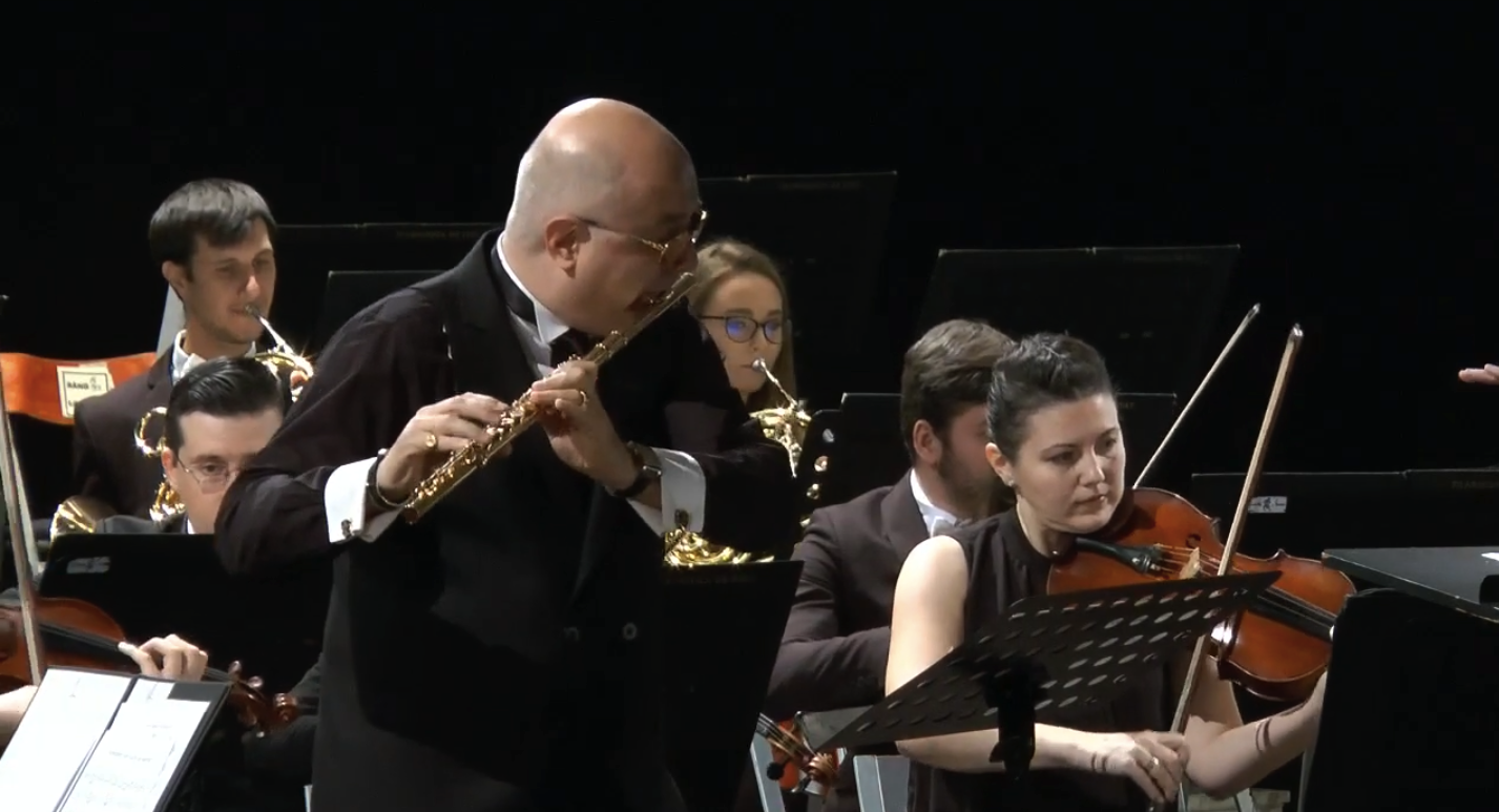 Un flaut de aur, într-un concert al Filarmonicii de Stat Sibiu