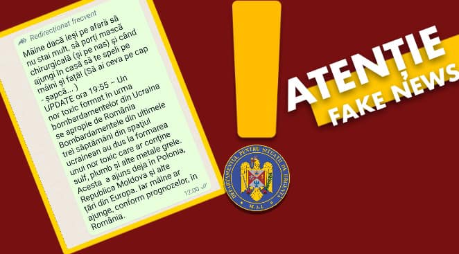 Guvern: Nu există nor toxic deasupra României!