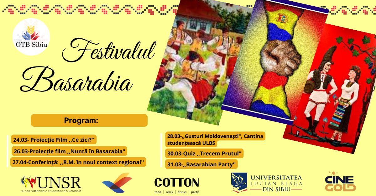 Studenții basarabeni din Sibiu organizează un festival dedicat tradiției și culturii lor