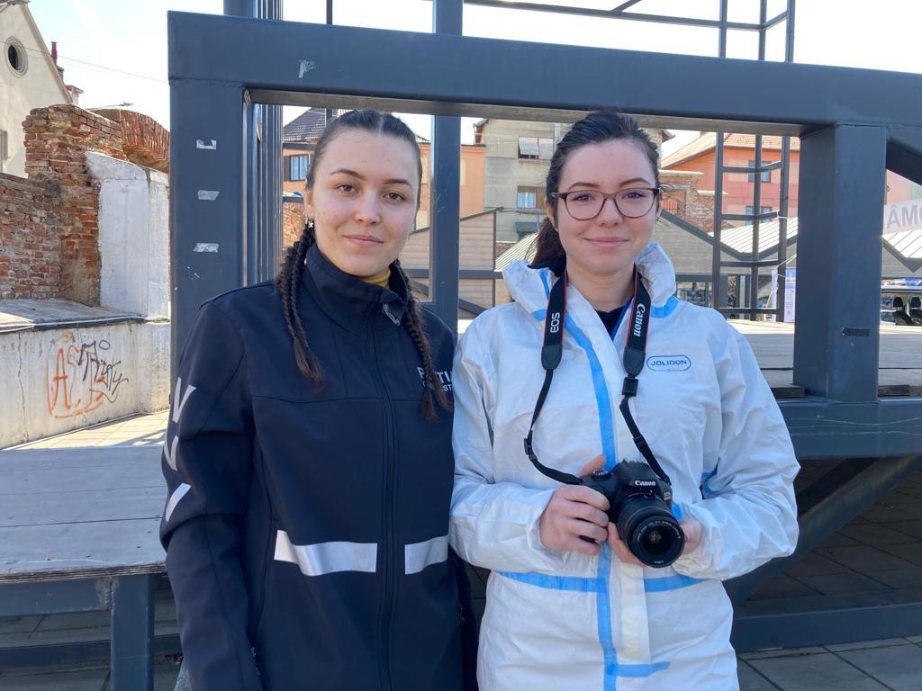 Diana și Georgiana, cele mai tinere criminaliste ale Poliției Sibiu. ”Această meserie e exact cum mi-am imaginat”