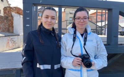 Diana și Georgiana, cele mai tinere criminaliste ale Poliției Sibiu. ”Această meserie e exact cum mi-am imaginat”