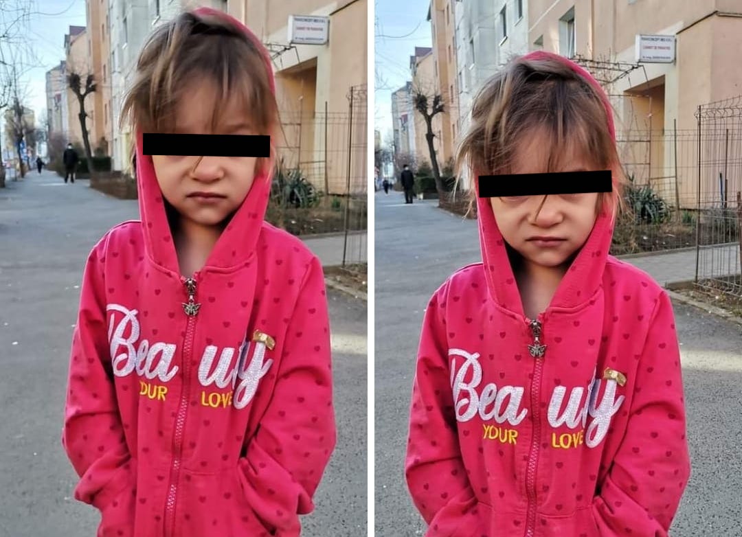 Mama fetiței de 3 ani găsită singură pe stradă, în cartierul Vasile Aaron: „A fost o clipă de neatenție”