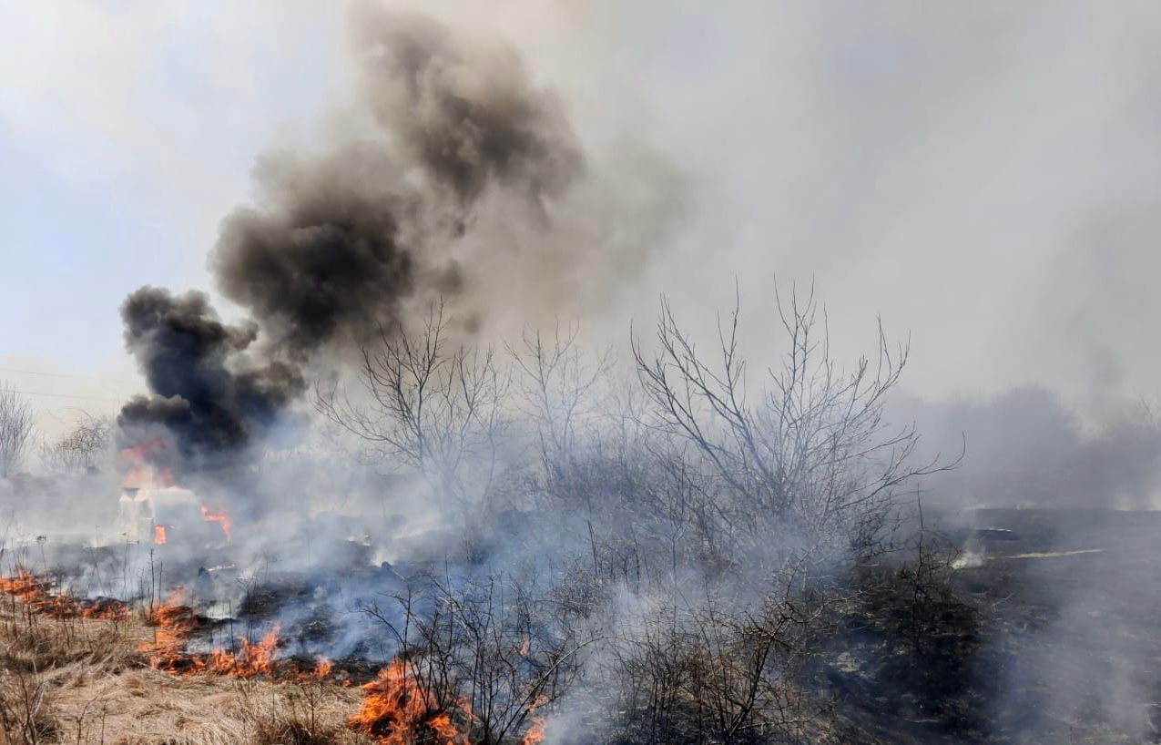 Mesaj RO-ALERT transmis sibienilor, din cauza creșterii numărului incendiilor de vegetație. Au ars peste 1.165 de hectare într-o lună