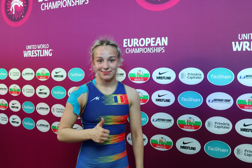 Românca Andreea Beatrice Ana a câştigat medalia de aur  la Campionatele Europene de lupte de la Budapesta