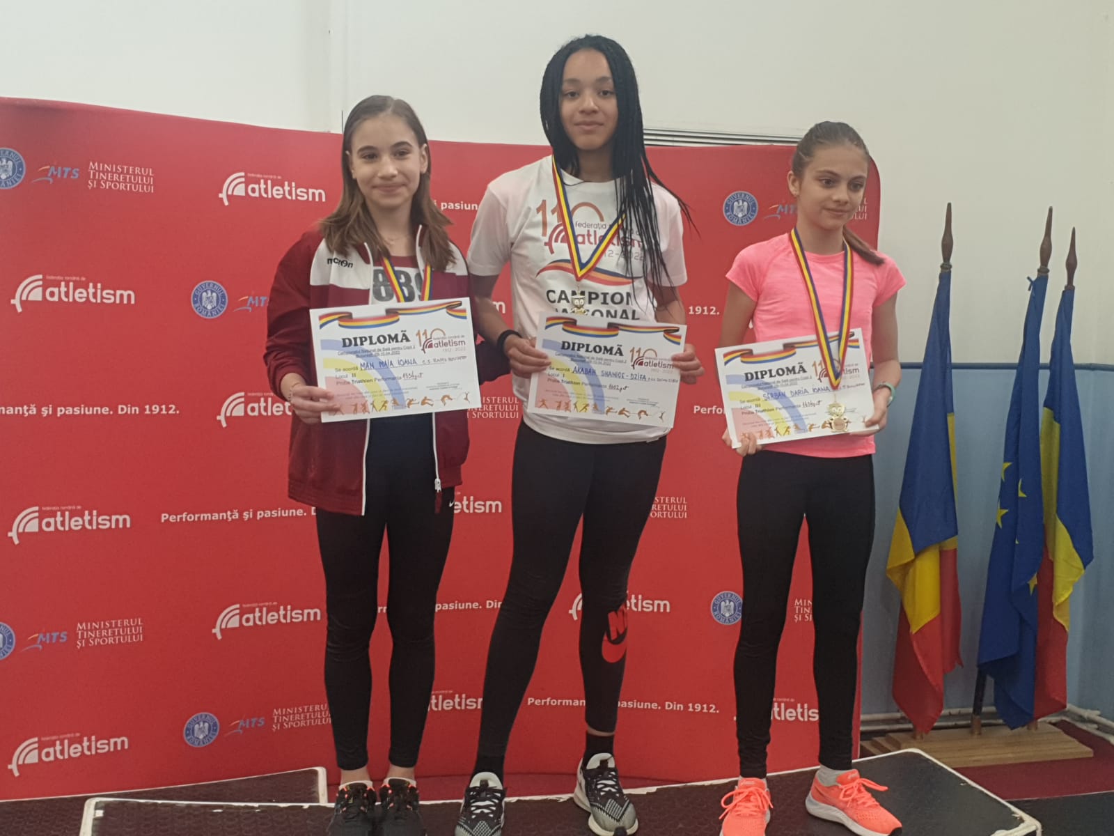 O sibiancă este dublă campioană națională la atletism, la doar 12 ani