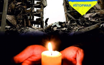 Sibienii și refugiații comemorează victimele războiului din Ucraina, diseară, în Piața Mare