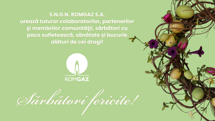Mesajul de Paști din partea ROMGAZ