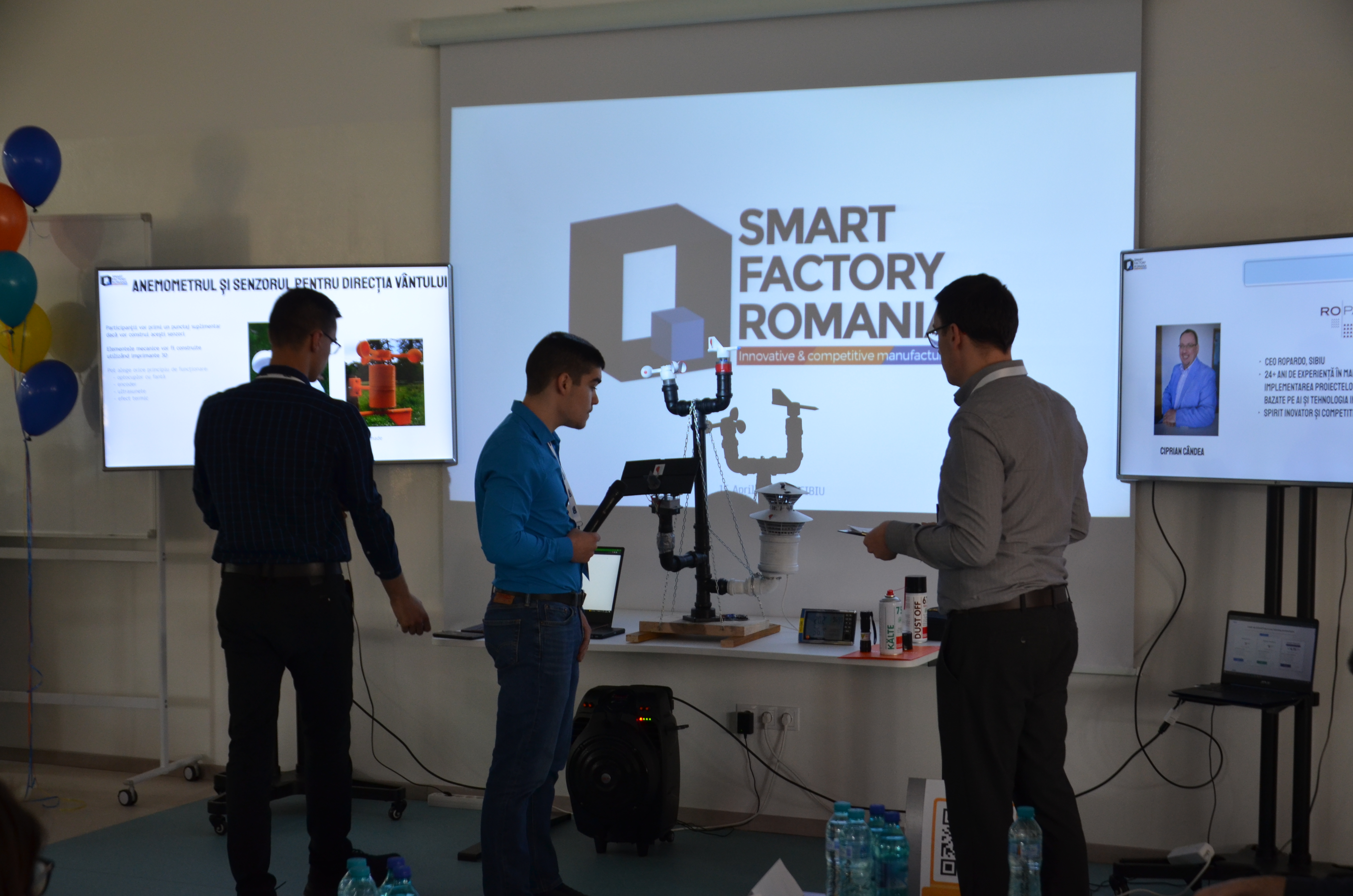 Cum ajută studenții sibieni la transformarea digitală. Au creat o stație meteo autonomă și au fost premiați cu 5.000 de lei