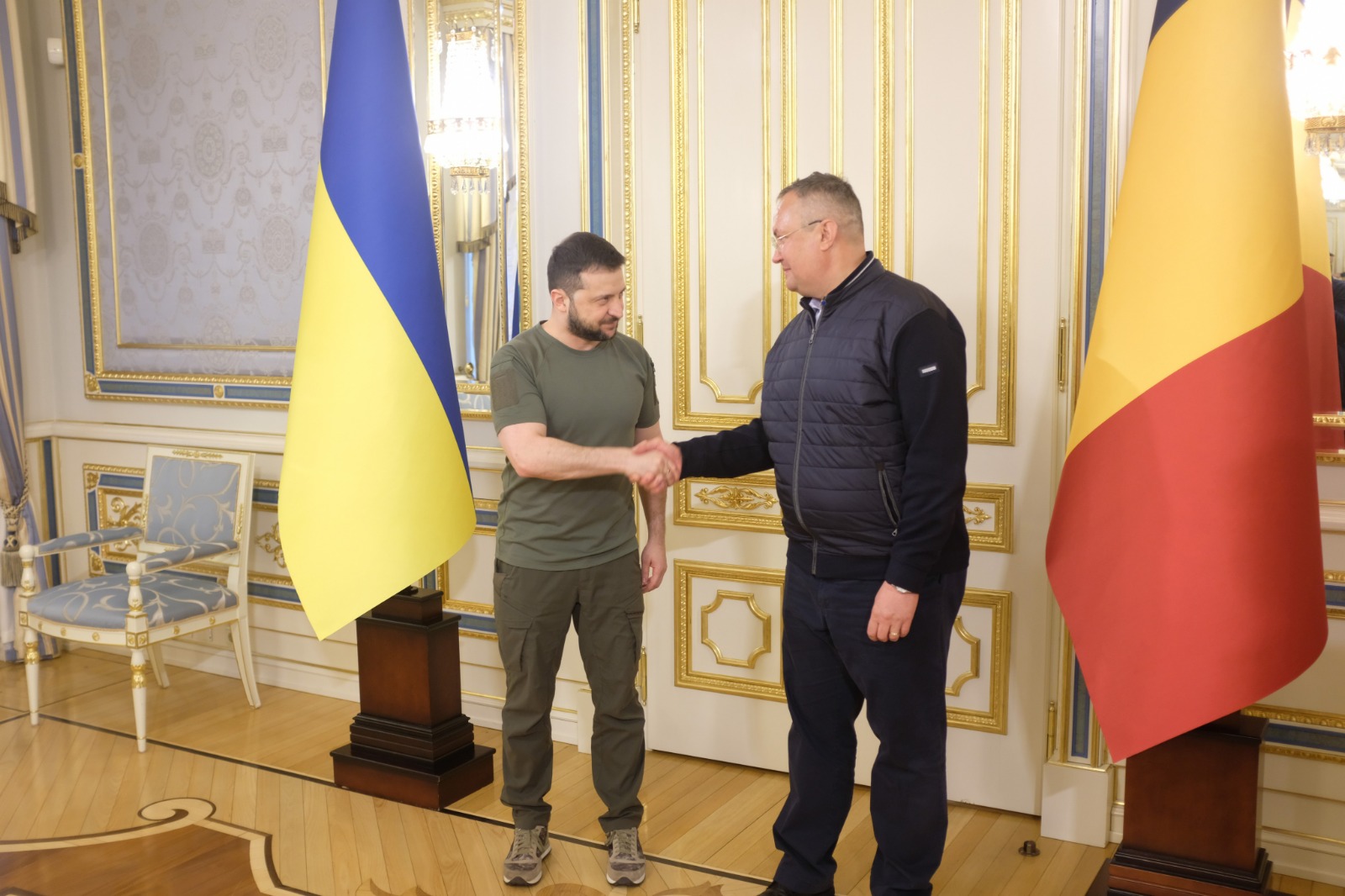 Premierul Ciucă a fost marți la Kiev, unde s-a întâlnit cu președintele Zelenski. Ce au discutat