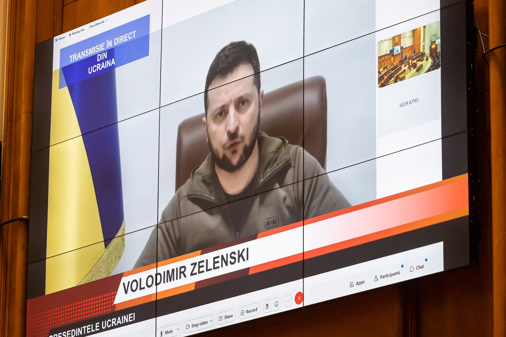 Zelenski crede că Rusia încearcă să destabilizeze Transnistria şi că obiectivele Moscovei depăşesc graniţele Ucrainei