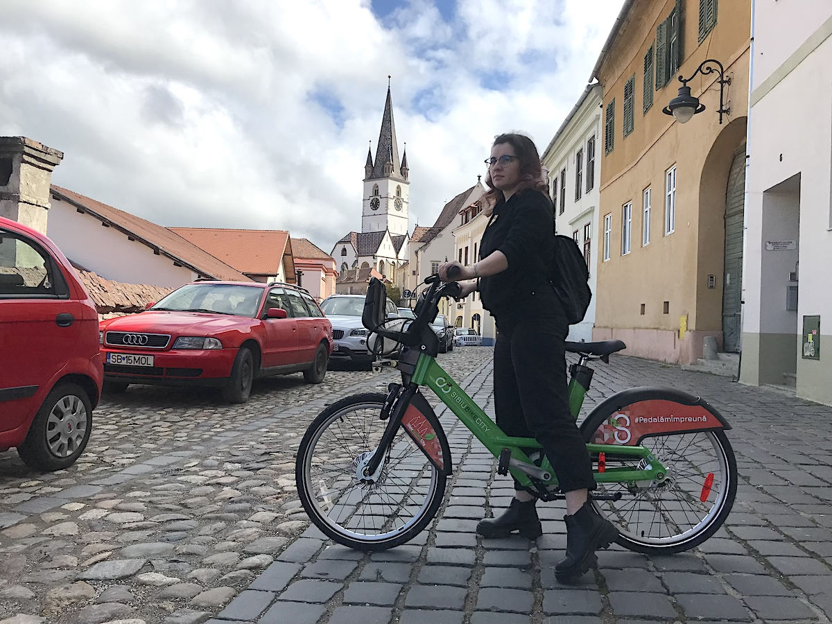 FOTO VIDEO Am testat noile biciclete smart ale Sibiului