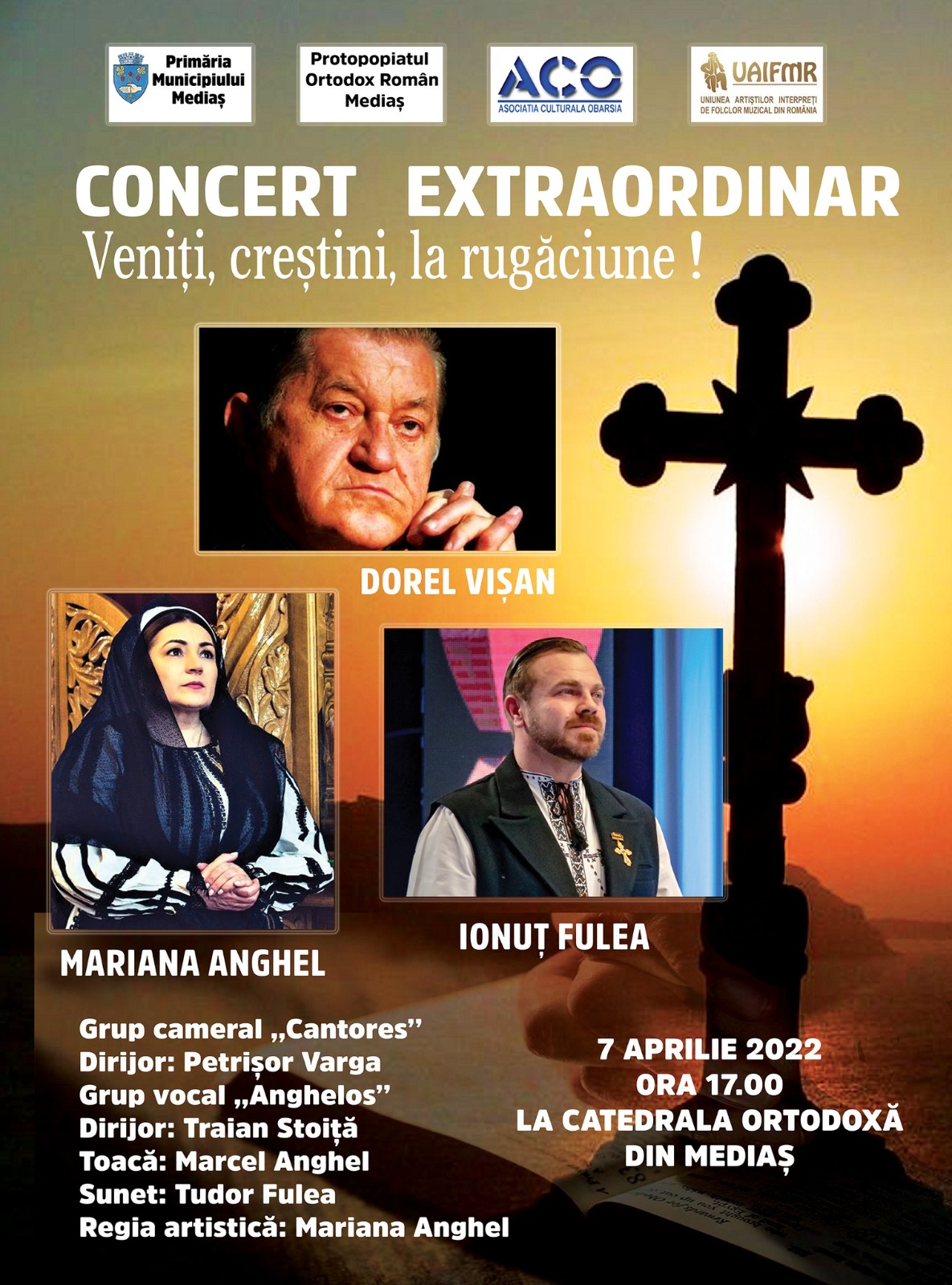 Concert de cântece religioase la Mediaș