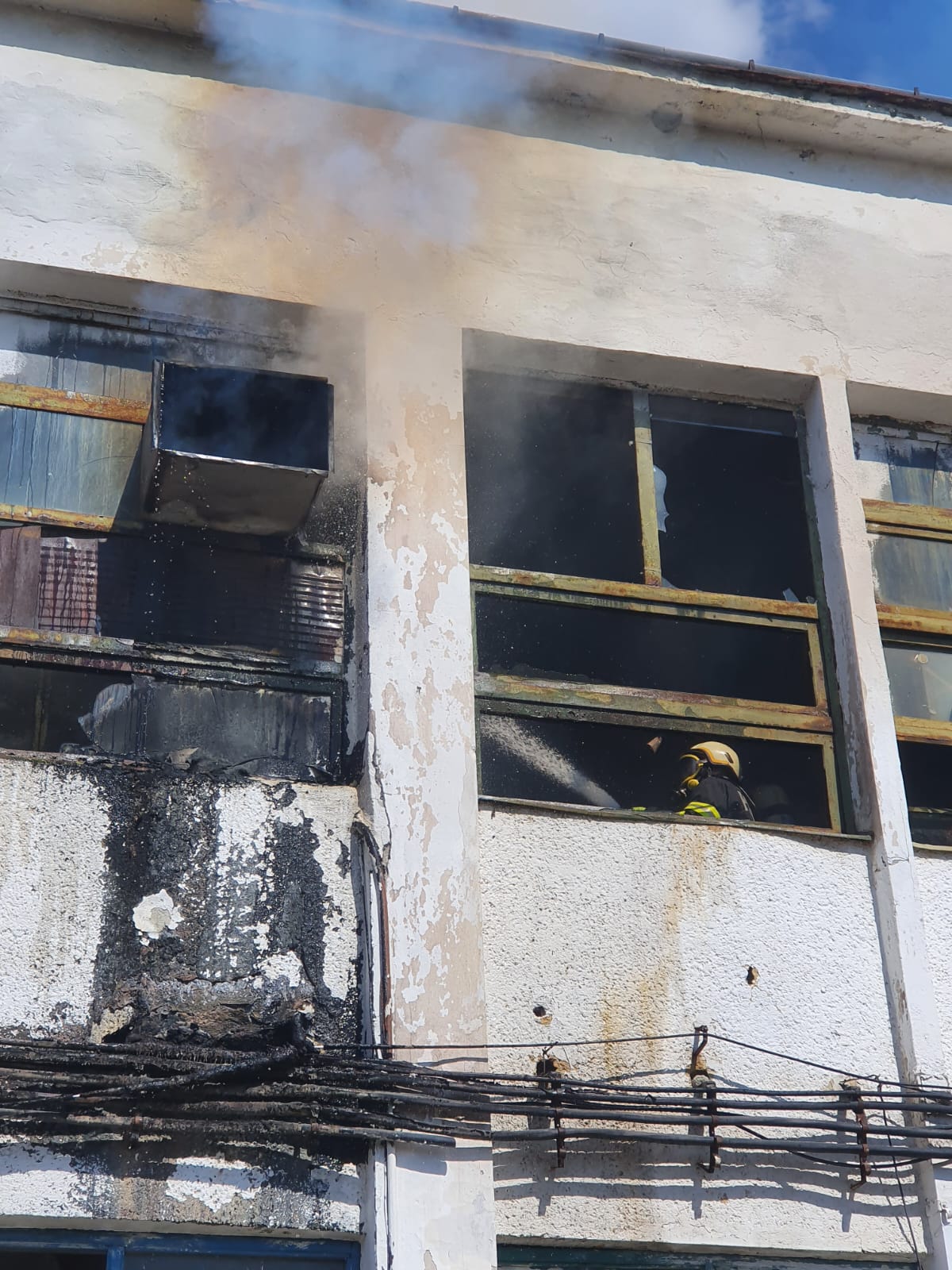 incendiu hală dezafectată agnita