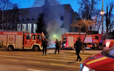 Incidentul de la Ambasada Rusiei. Ambasadorul spune că este un „act terorist”, anchetă începută în Rusia