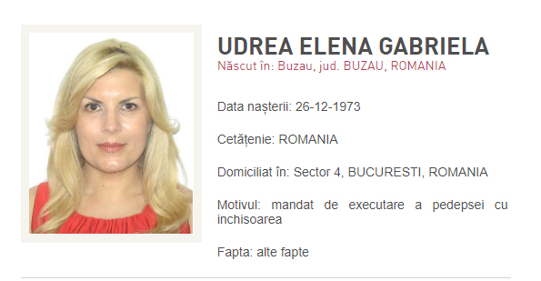 Elena Udrea a fost prinsă în Bulgaria