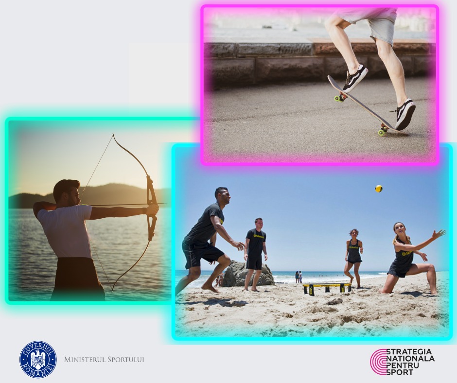 Skateboard, arc istoric şi roundnet, nou ramuri sportive recunoscute oficial în România
