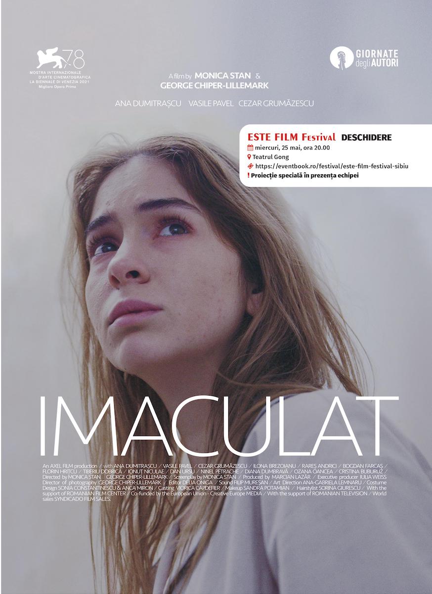 Imaculat - film românesc premiat la Veneția, proiectat în avanpremieră la Sibiu