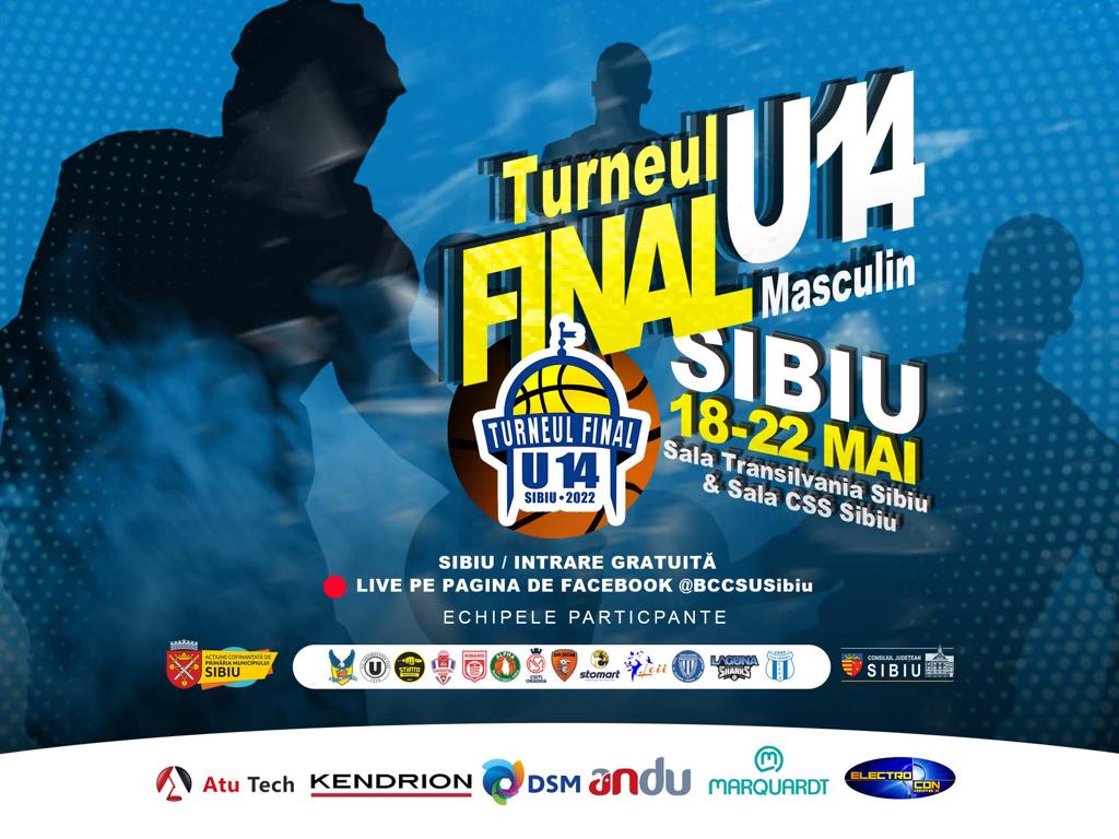 BC CSU Sibiu organizează Turneul Final U14 Masculin al Campionatului Național