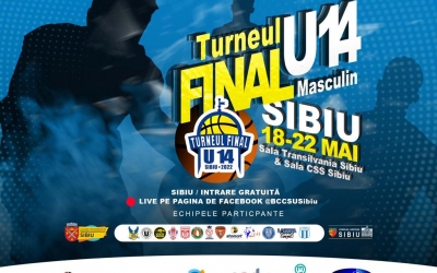 BC CSU Sibiu organizează Turneul Final U14 Masculin al Campionatului Național