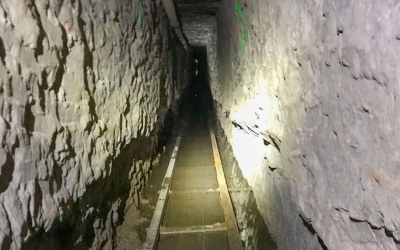Tunel de jumătate de kilometru descoperit sub frontiera americano-mexicană. Era folosit de traficanții de droguri
