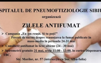 Zilele Antifumat 2022: Conferințe, consultații gratuite și povești de renunțare la fumat