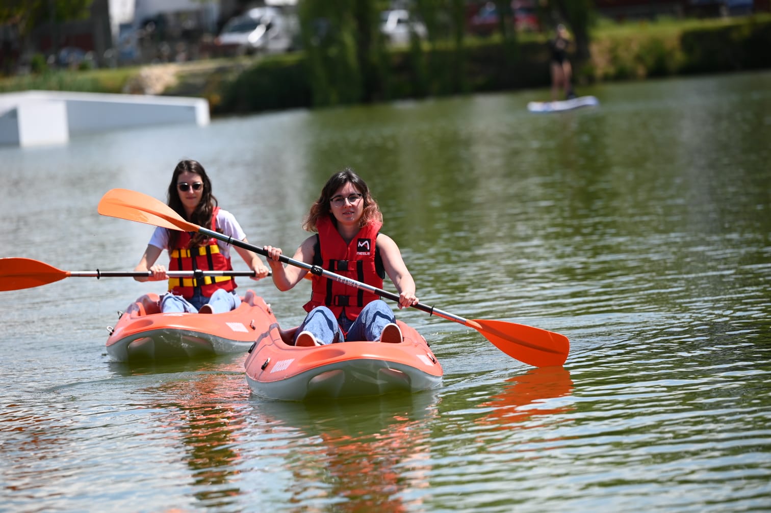 Prima mea experiență la Lacul lui Binder: am testat apa cu caiacul