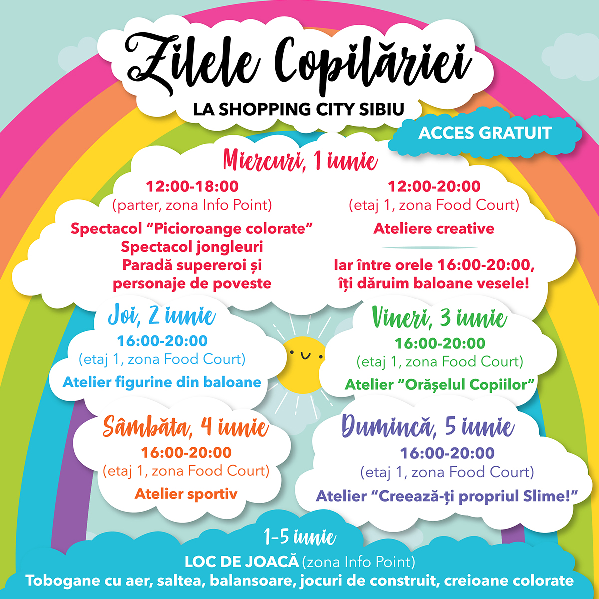 Shopping City Sibiu transformă Ziua Copilului în Zilele Copilăriei și anunță lansarea campaniei „Poveștile îi îndrumă”
