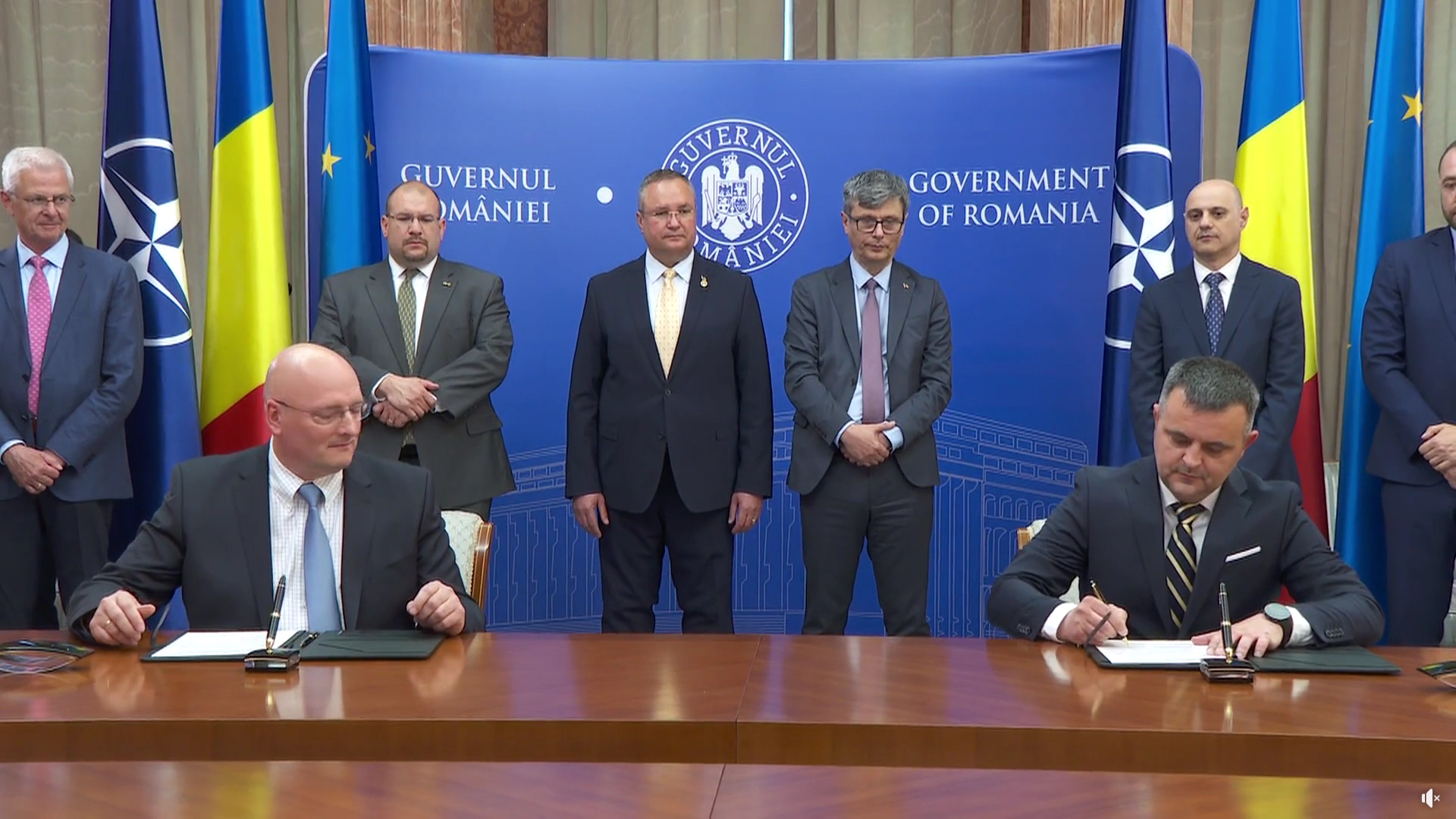 VIDEO S-a semnat contractul dintre Romgaz și ExxonMobil pentru extracția gazelor din Marea Neagră